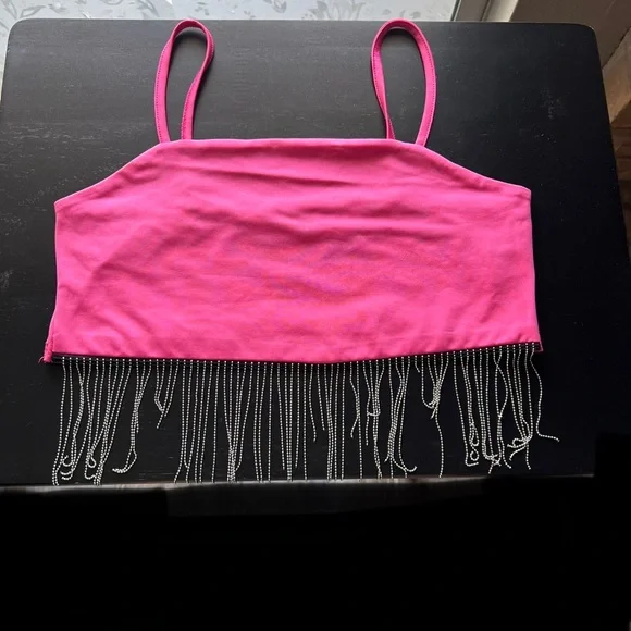 Shein fushia women’s top size S NWOT - Picture 5 of 7